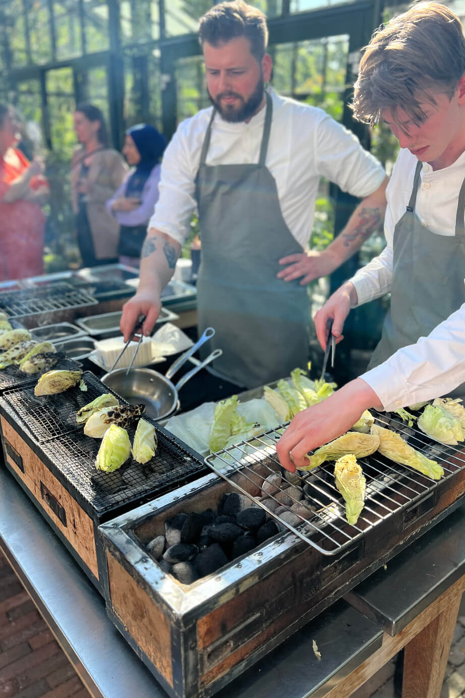 Sommergrill i haven
